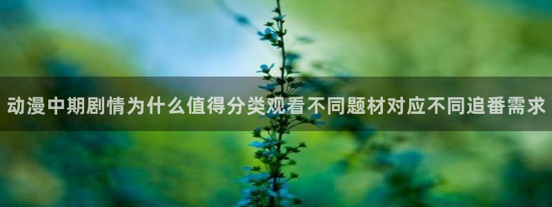 动漫导航网：动漫中期剧情为什么值得分类观看不同题材对应不同追番需求